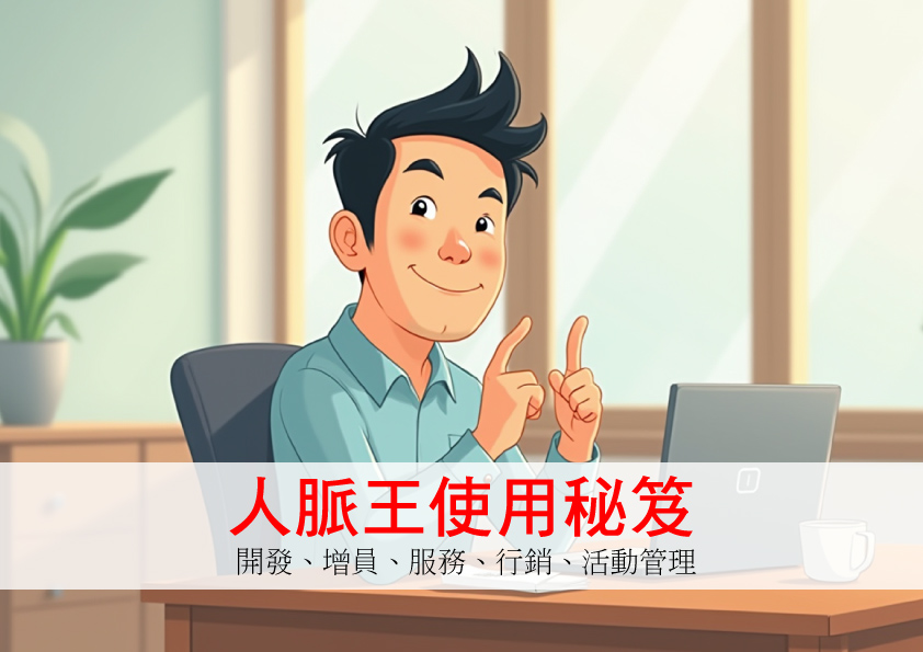 人脈王使用秘笈(開發、增員、服務、行銷、活動管理)